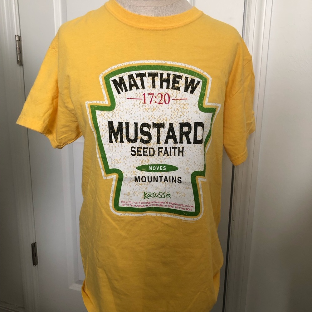 Matthew 17:20 Mustard Seed of Faith Graphic Tee